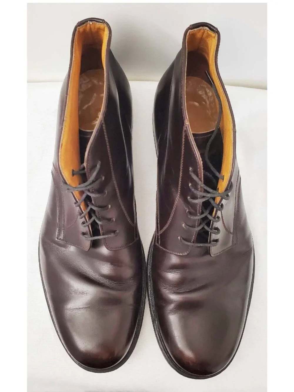Premiata Men's Brown Leather Chukka Ankle Boots Dress  Shoes Italy UK 10 / US 11